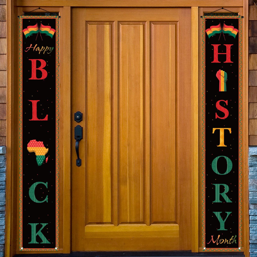 Nepnuser Happy Black History Month Porch Banner Februar