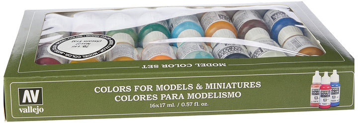 Naval Steam Era Paint Set, 17ml, Naval Steam Era Paint Set 17ml, 0.5 Fl Oz (Pack of 16)