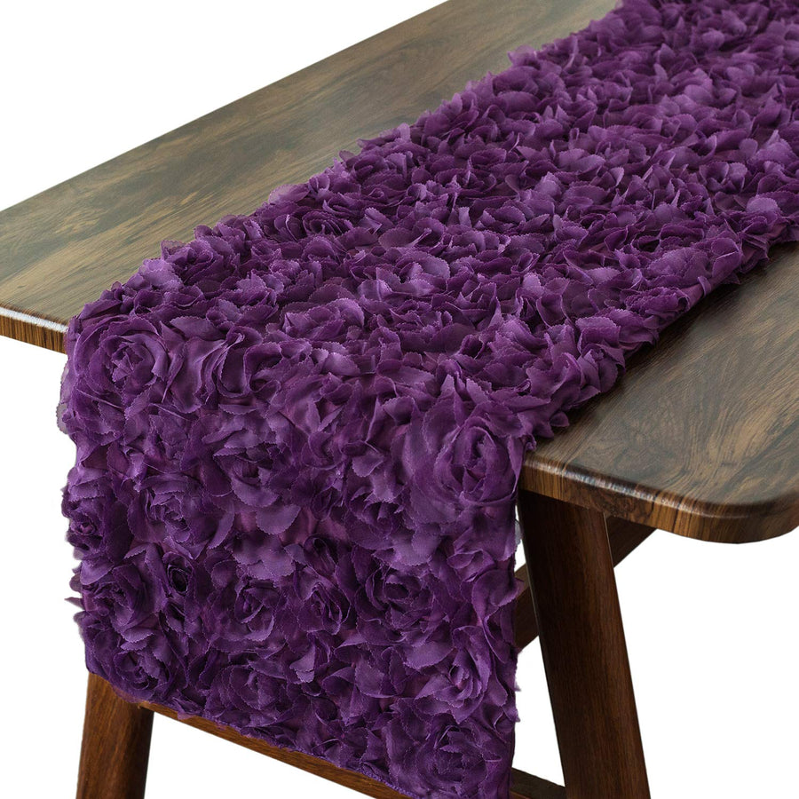 Table Runner CaliTime 14 X 72 Inches Solid 3D Stereo Ch