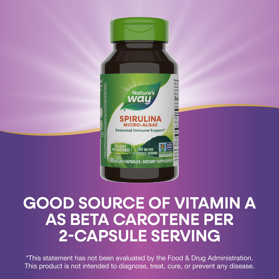 Nature&#39;s Way Spirulina Micro-Algae, Seasonal Im