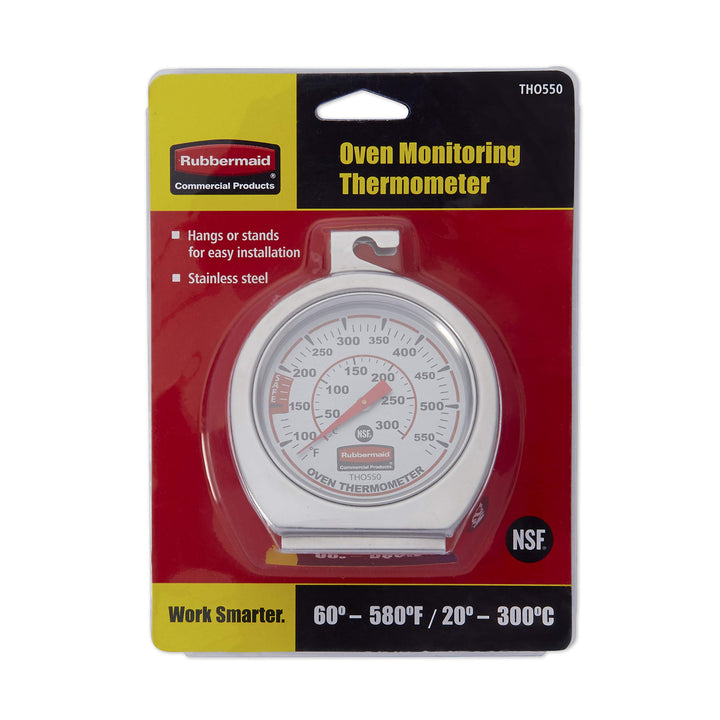 Stainless Steel Monitoring Thermometer, Safe for Inside Oven/Grill/Smoker, 60-580°F Range, Easy to Read Food Thermometer For Food Resturant/Home Cooking