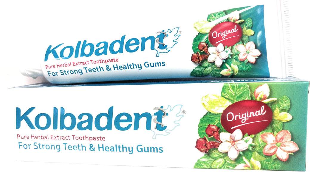 Kolbadent Herbal Toothpaste for bad breath and healthy 