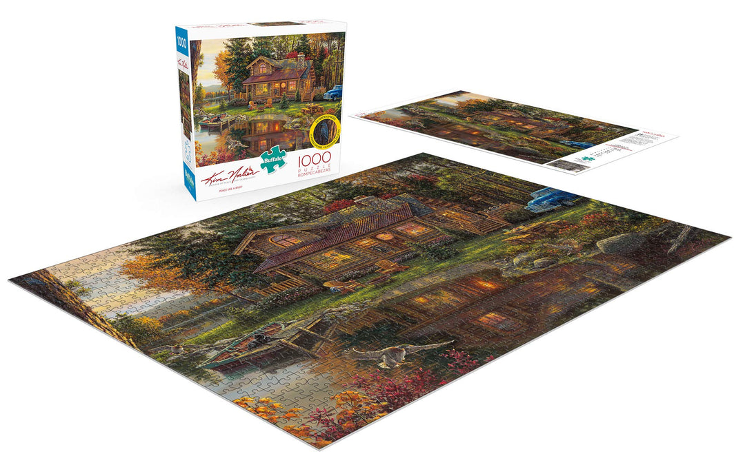 - Kim Norlien - Peace Like A River - 1000 Piece Jigsaw Puzzle for Adults Challenging Puzzle Perfect for Game Nights - Finished Puzzle Size is 26.75 x 19.75
