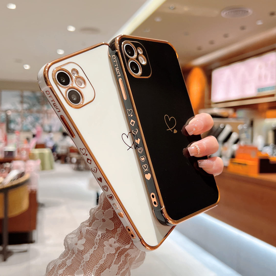 Designed for iPhone 11 Case for Women Soft TPU with 4 Corners Shockproof Protection 11 Phone Case Only, Full Camera Protection iPhone 11 Case (6.1 Inch) White