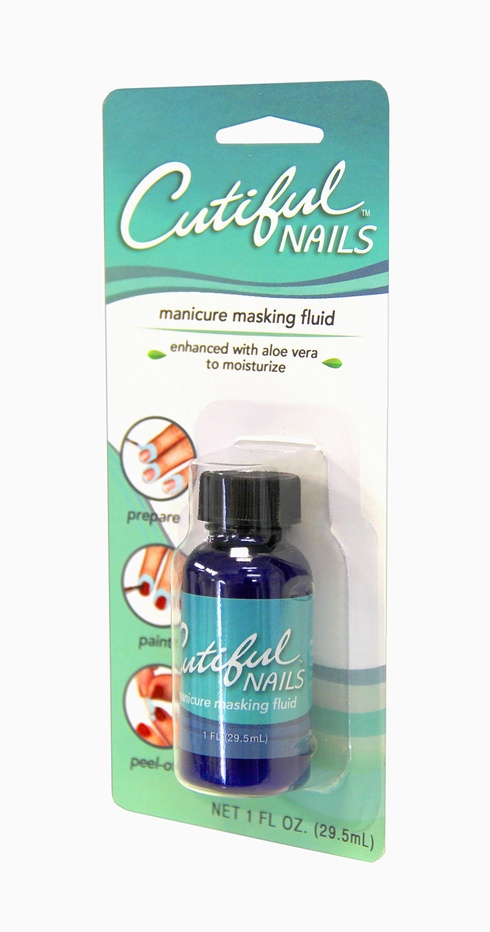 Professional Manicure Masking Fluid With Aloe, No More Messy Nail Polish, Liquid Tape