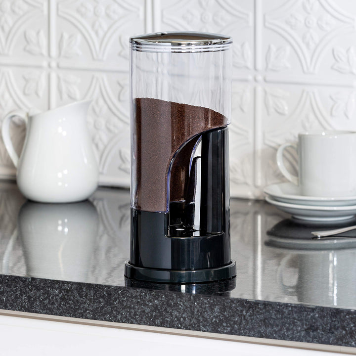 Zevro KCH-06079 Indispensable 1/2-Pound-Capacity Coffee Dispenser, Black