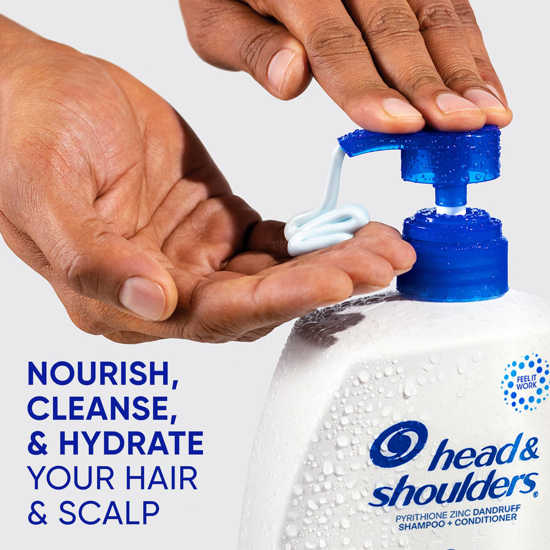 Head &amp; Shoulders 2-in-1 Classic Clean Anti-Dandruff Shampoo &amp; Conditioner Twin Pack, Paraben-Free, Color-Safe, Fresh Scent, 32.1 Fl Oz (Set of 2)