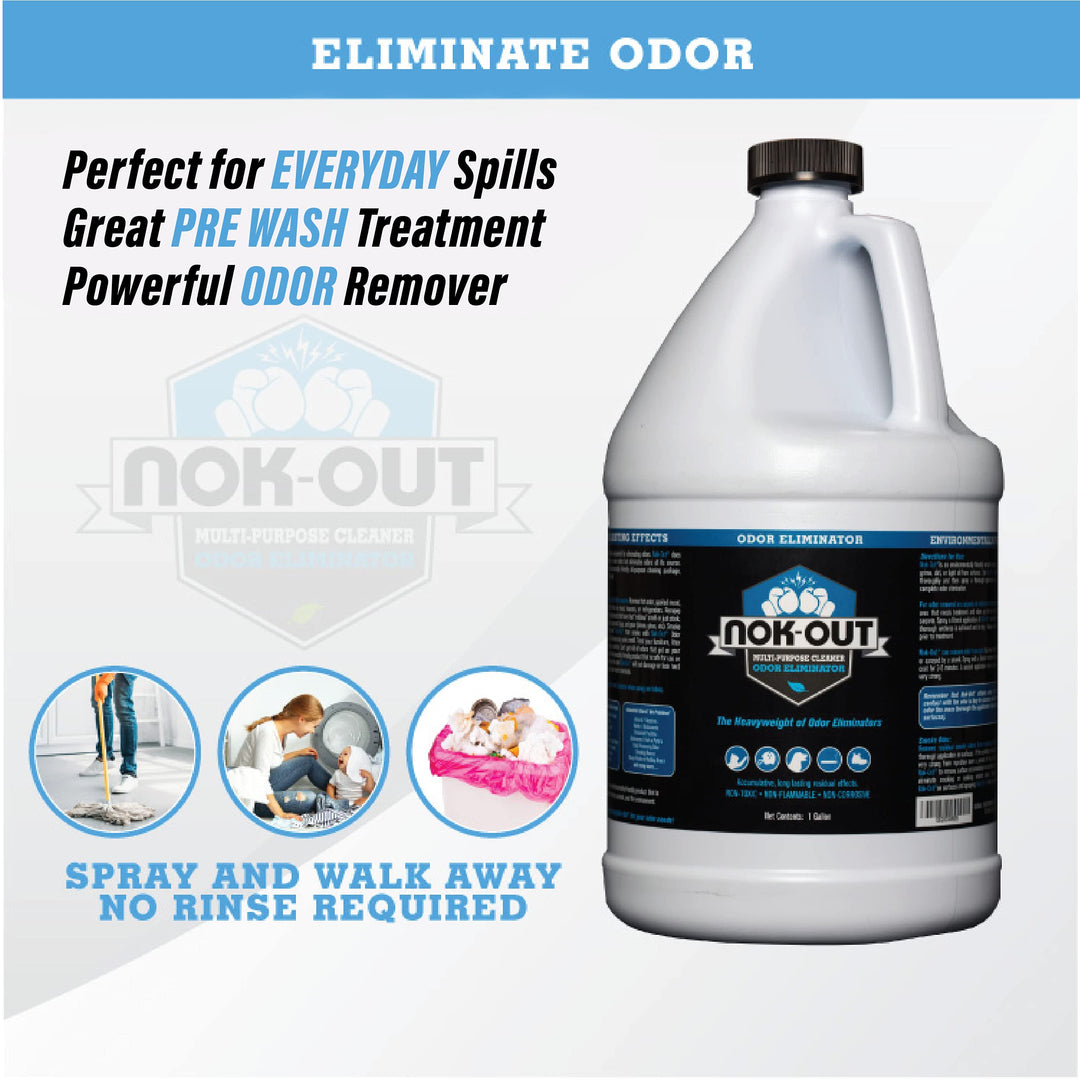 Nok-Out Odor Eliminator and Sanitizer, gallon jug