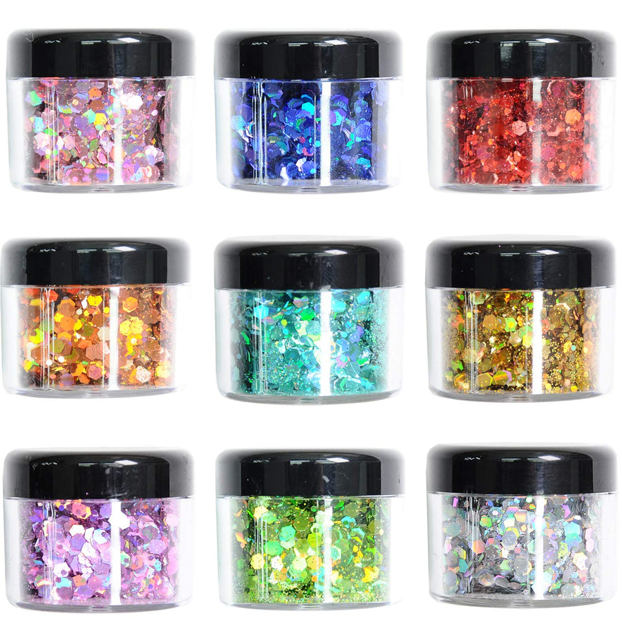 Glitter Holographic Cosmetic Festival Chunky Body Glitter for Nail Hair Face