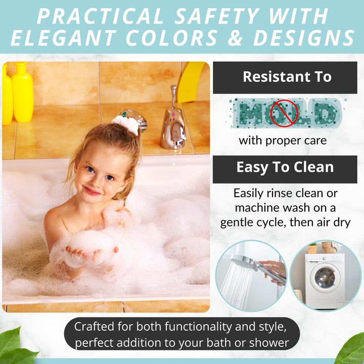 Kids Non Slip Bath Mat - Baby Bath Mat Non Slip - Bath 