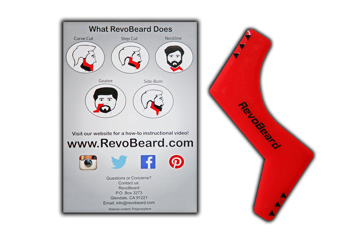 Beard Styling Template/Stencil Tool For Men