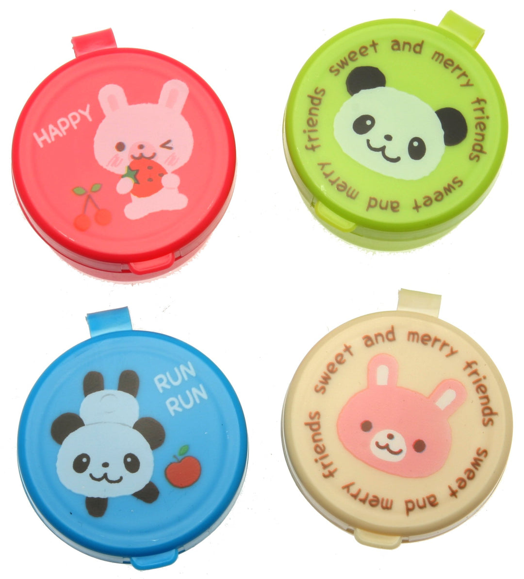 Condiment Containers for Bento Box, Mini, Animal Friends