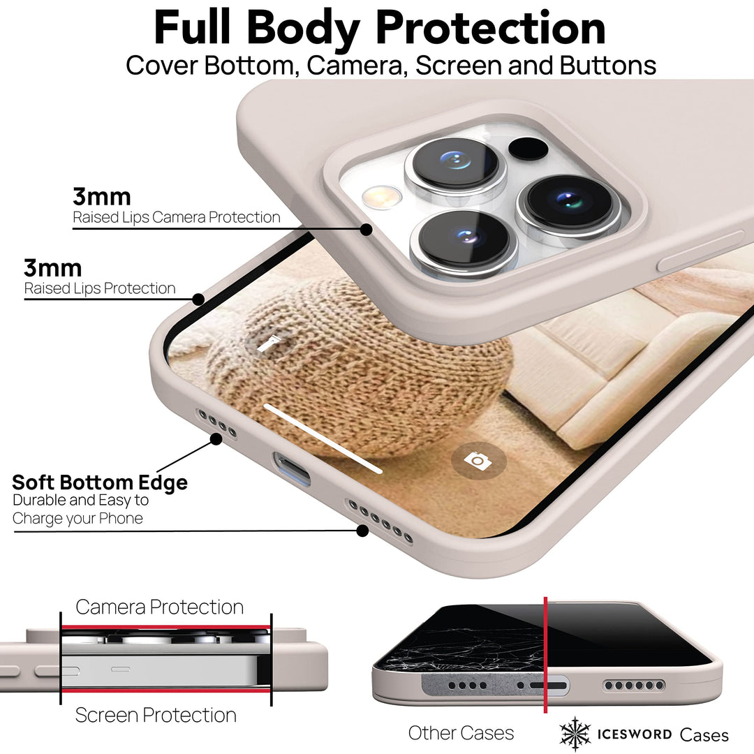 IceSword iPhone 13 Pro Stone Case 6.1” (2021), Liquid S