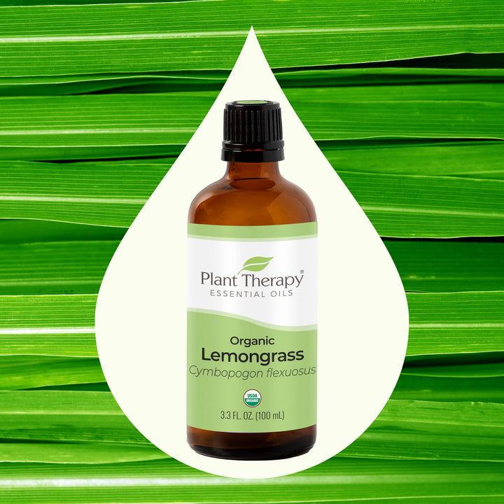 Organic Lemongrass Essential Oil 30 ml (1 oz)