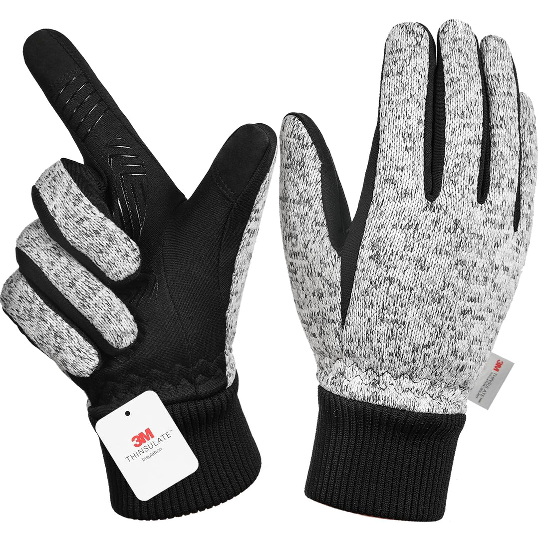 MOREOK Winter Gloves -10°F 3M Thinsulate Warm Gloves Bi