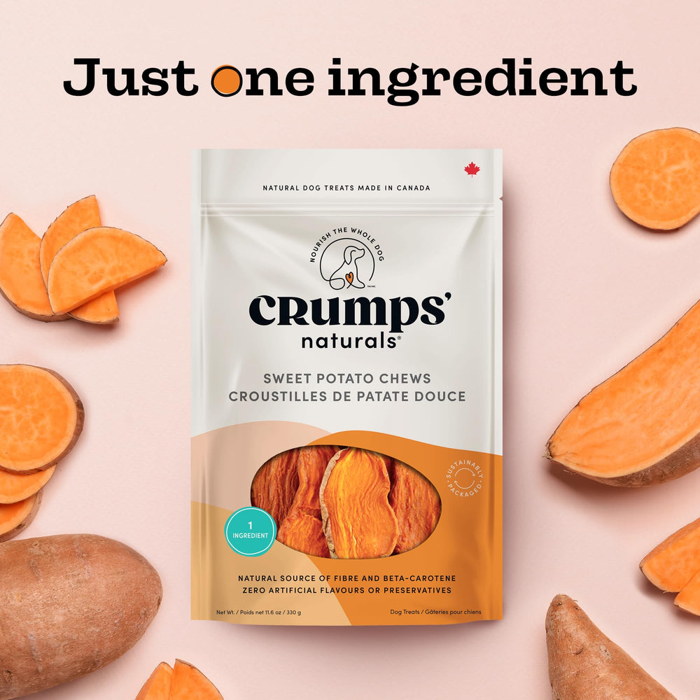 Crumps Naturals Sweet Potato Chews 612g/21.6oz