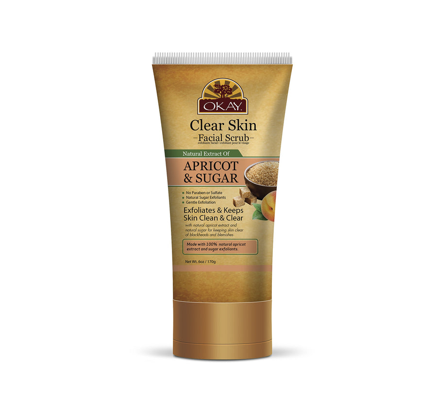 Pure Naturals Apricot & Sugar Facial Scrub 170gr, 6 Ounce