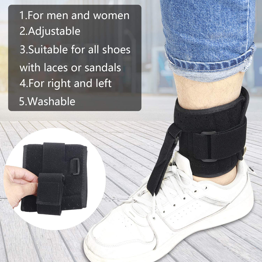 HNYG Foot UP Adjustable Drop Foot Brace for Walking, AF