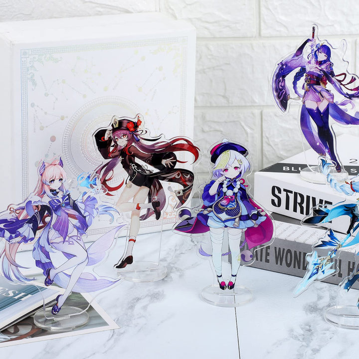 Genshin Impact Characters Acrylic Stand Figure,Colorful and Exquisite Character Design for Game Fans&#39; Collection (Kazuha)