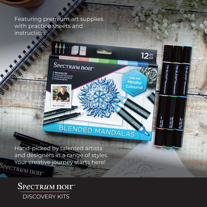 Spectrum Noir Discover KIT, Blended Mandalas