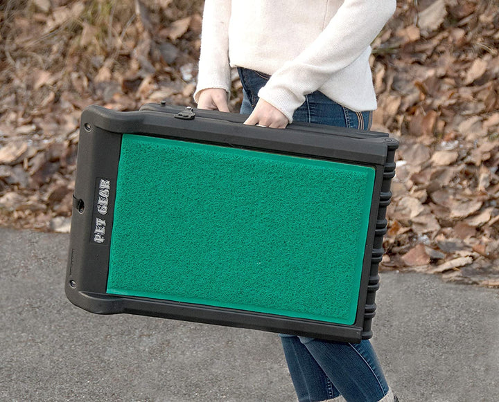 supertraX Ramps for Dogs and Cats, Maximum Traction Surface,Portable/Easy-Fold (No Tools Required),Built in Handle for Travel,5 Models, 42-71 Inches Long,Supports 150-200lbs,New Black/Green