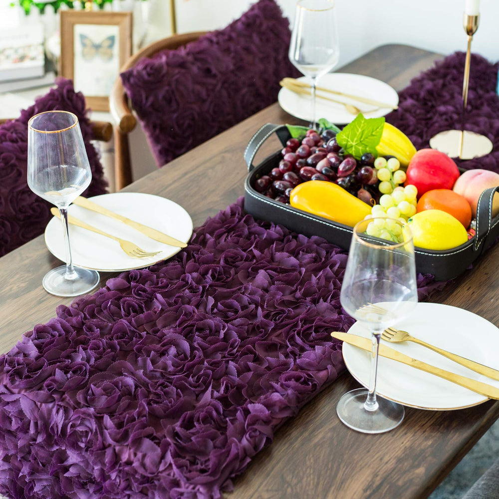 Table Runner CaliTime 14 X 72 Inches Solid 3D Stereo Ch