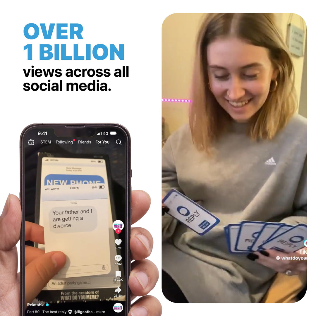 New Phone, Who Dis by Relatable, The Offline Text Message Party Game, All New Updated Content, Card Games for Adults, Viral Party Game, Game Night Games, Includes 100 Inbox Cards and 300 Reply Cards