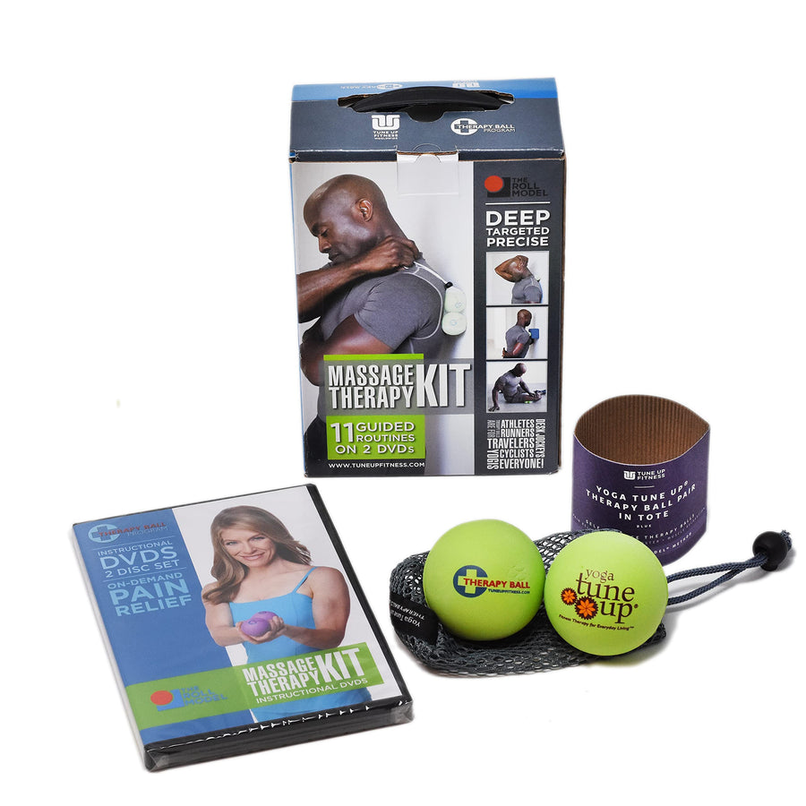 Tune Up Fitness Jill Miller Massage Therapy Kit Instructional DVD and Yoga Tune Up Balls