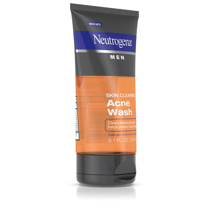 Neutrogena Men Skin Clearing Daily Acne Face Wash with 