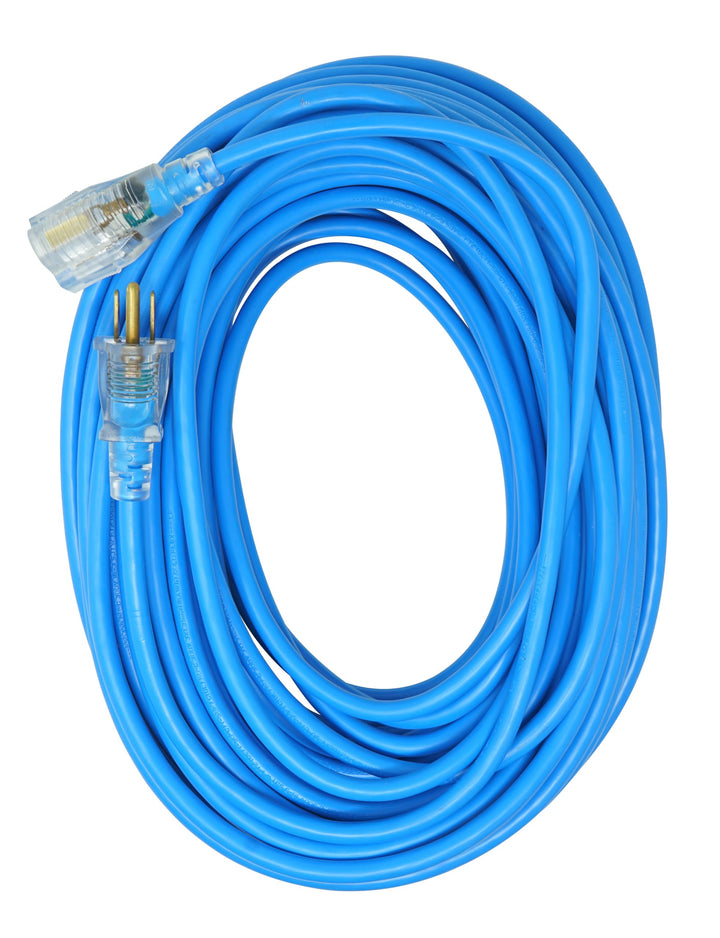 Coleman Cable 2436 Blue Coldflex Cord 100 Ft.