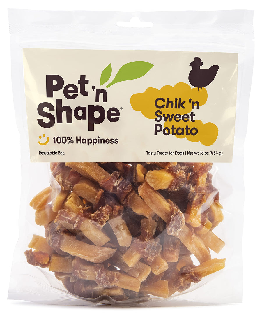 Sweet Potato Chews Jerky Dog Treats - 1 Pound