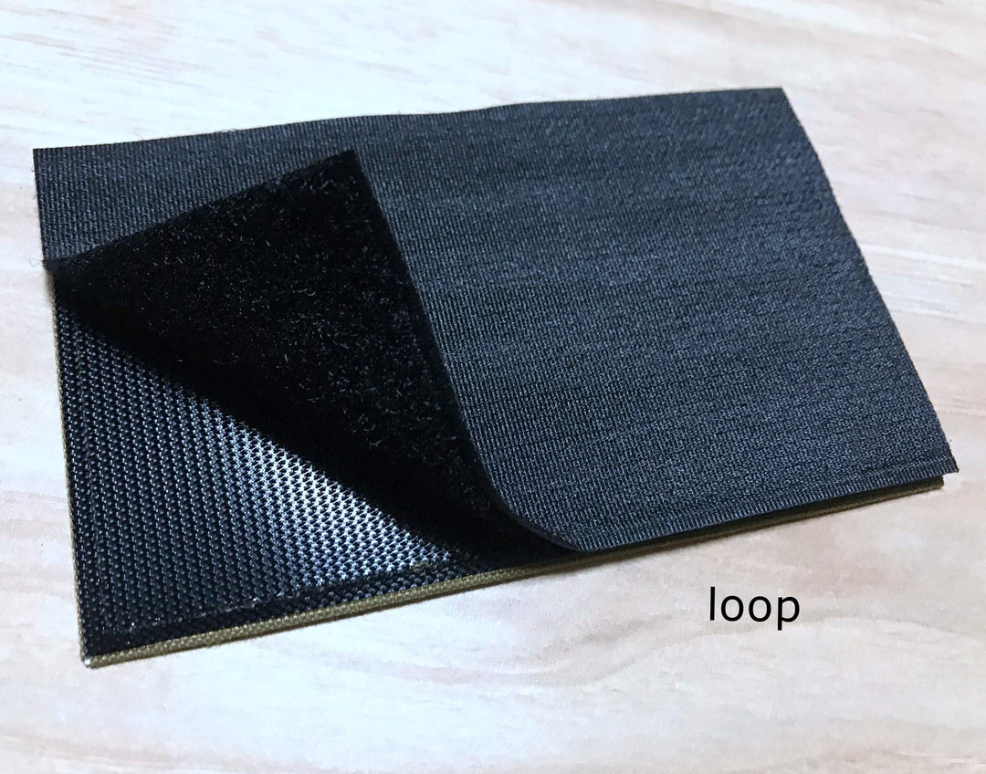 2x3.5 Infrared IR US USA American Flag Patch Tactical Vest Patch Hook-Fastener Backing (Black)