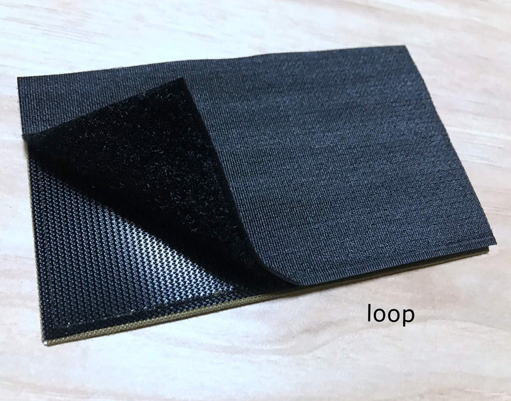 2x3.5 Infrared IR US USA American Flag Patch Tactical Vest Patch Hook-Fastener Backing (Black)