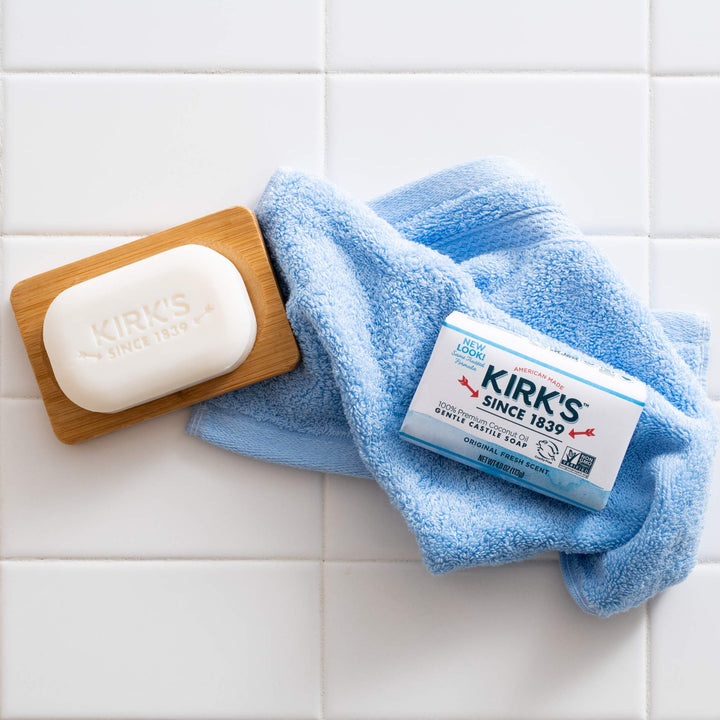 Kirk&#39;s Natural Original Castile Soap, 4 Ounce