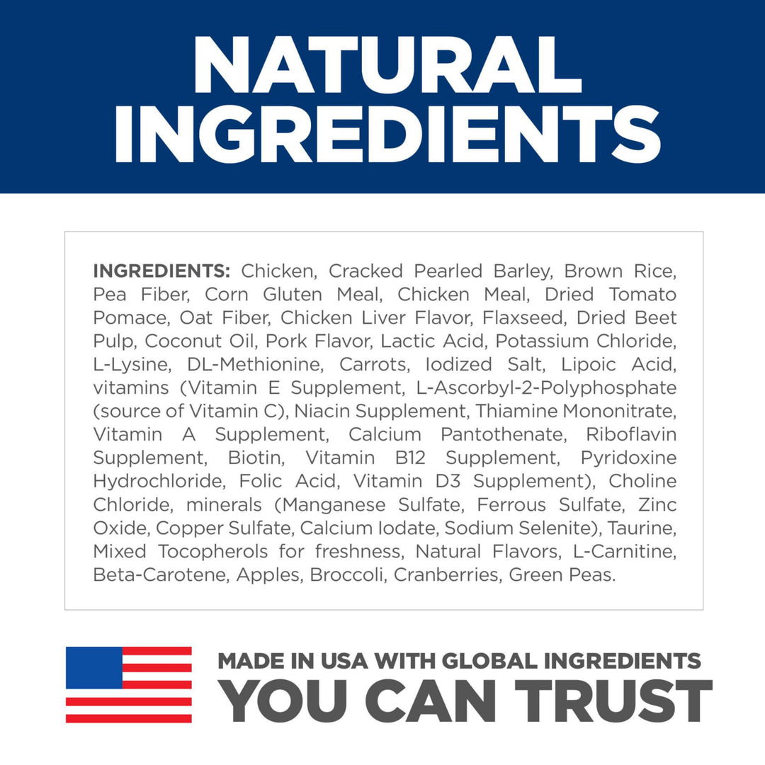 Hill&#39;s Science Diet Perfect Weight, Adult 1-6, Weight Management Support, Dry Dog Food, Chicken Recipe, 4 lb Bag