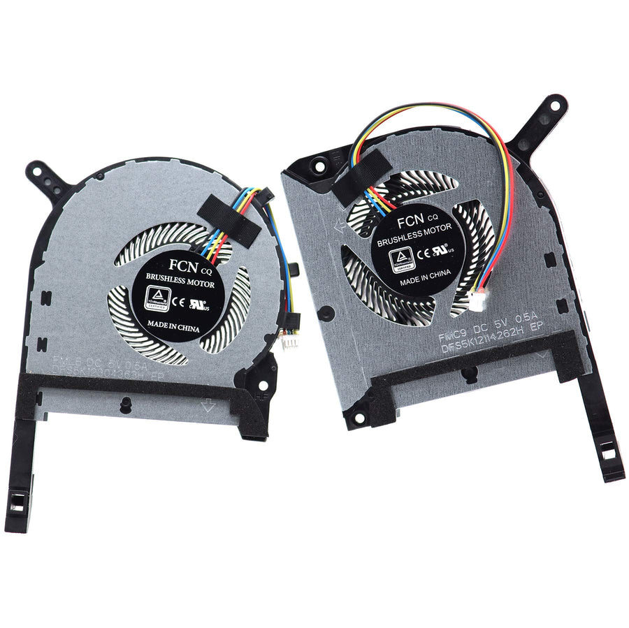 CPU & Graphics GPU Cooling Fan Replacement for ASUS FX506 FX505 FX566 FX706 FA506 FA706 FX705 FX506LH-AS51 FX505DT-AH51 FX566LH-HN257T