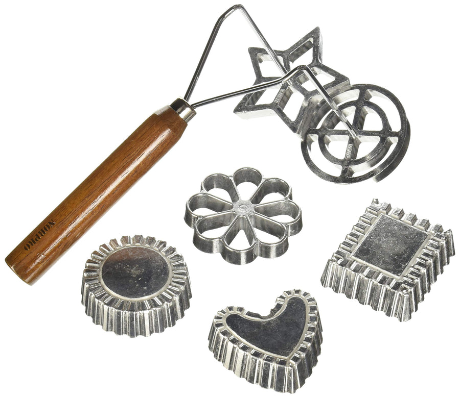 Norpro Rosette/Timbale, 7 Piece Set, Stainless Steel, O