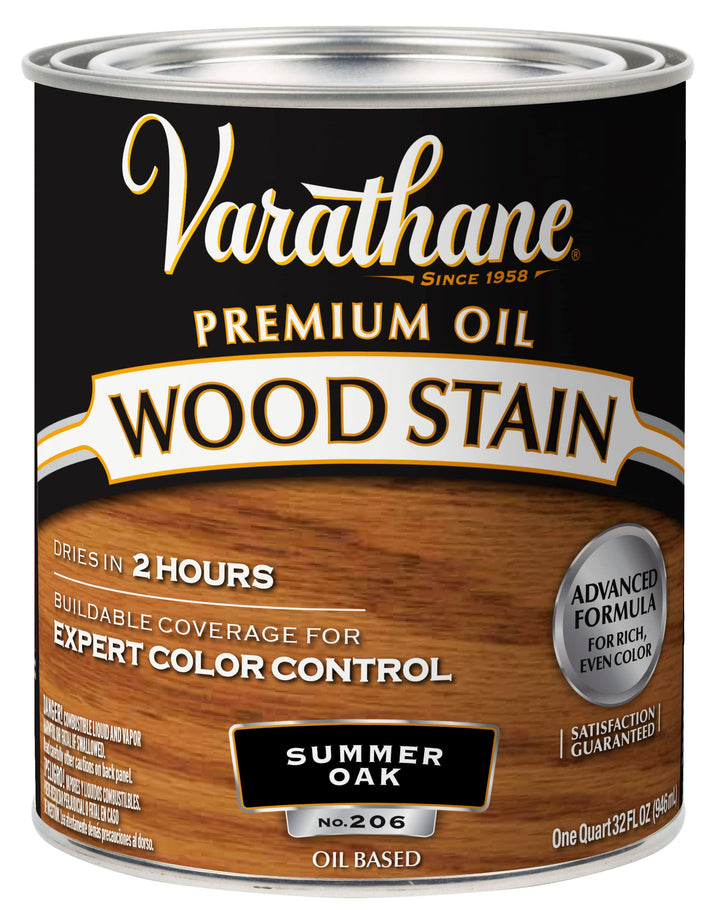 1 qt Rust-Oleum Brands 211689H Summer Oak Oil-Based Interior Wood Stain