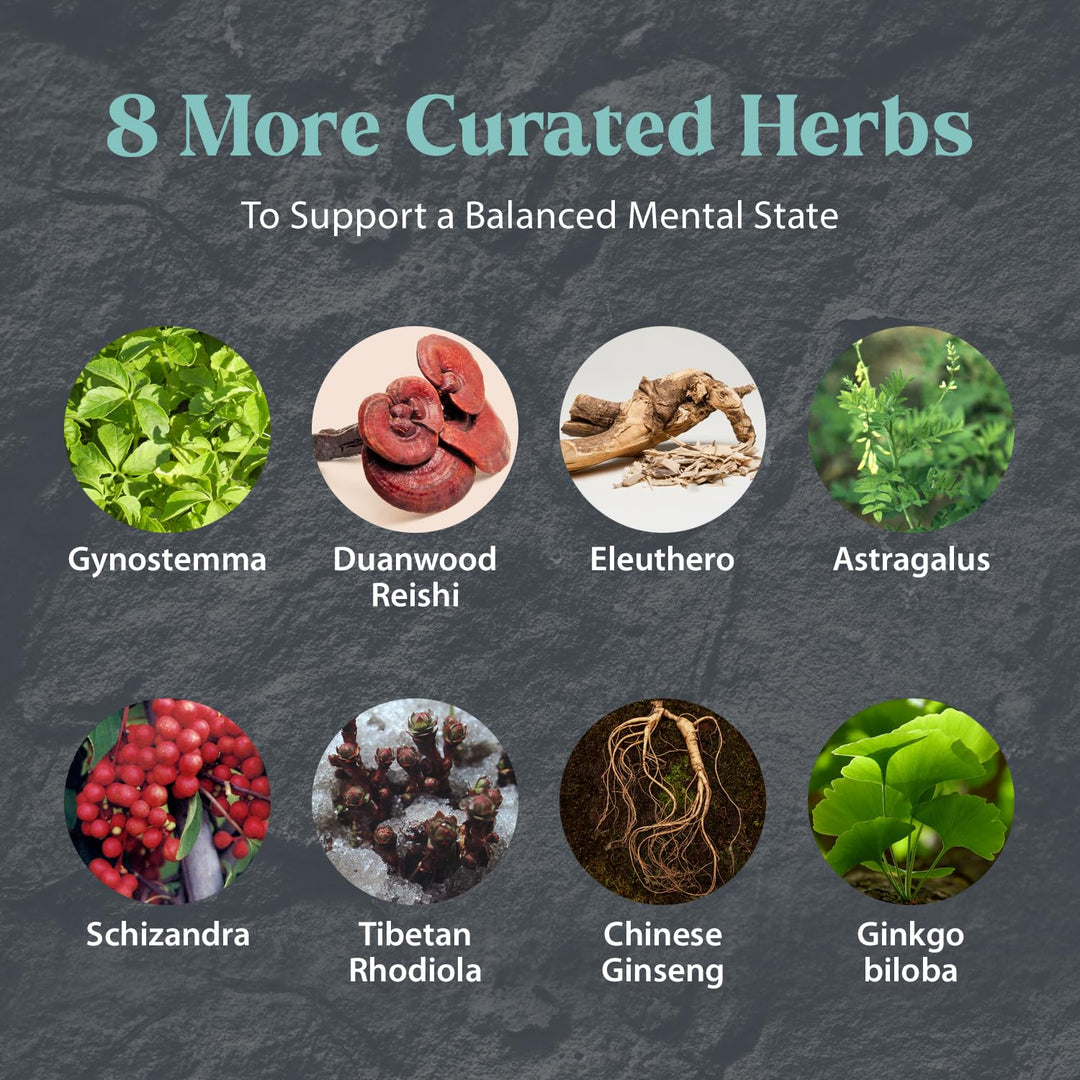 - Tao in a Bottle Capsules | Herbal Formula Supplement to Support Stress, Mood, Focus, Adaptability, (60 Capsules, 450 mg Each)