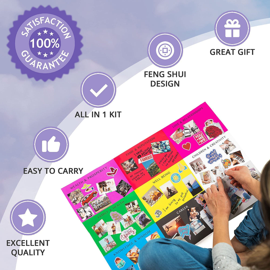 21 Zentury Vision Board Kit – Vision Board Supplies wit