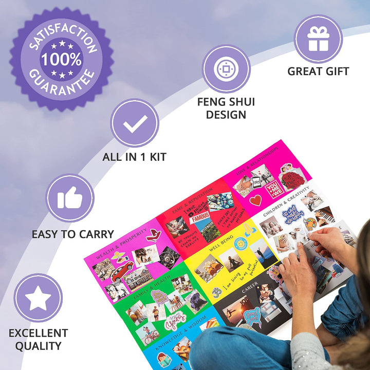 21 Zentury Vision Board Kit – Vision Board Supplies wit