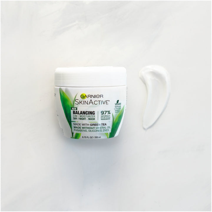 SkinActive 3-in-1 Face Moisturizer with Green Tea, Oily Skin, 6.75 fl. oz.