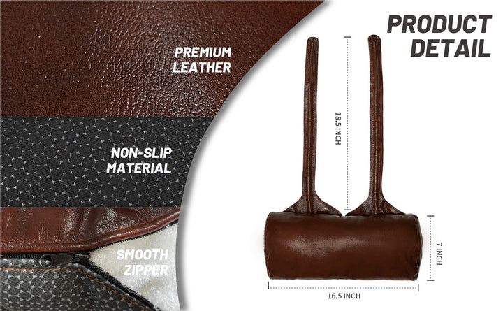 BOWERBIRD Genuine Leather Recliner Head Pillow-Head and