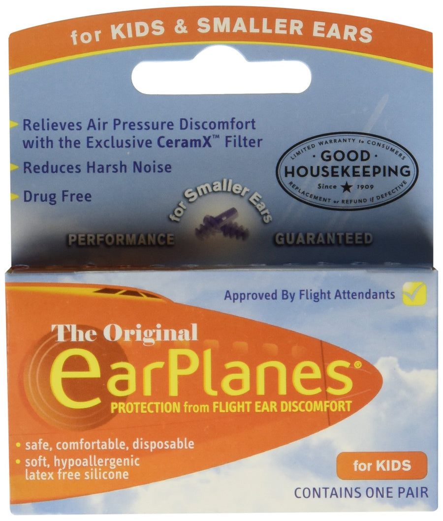 EarPlanes Ear Plugs Kid's Small Size 1 Pair