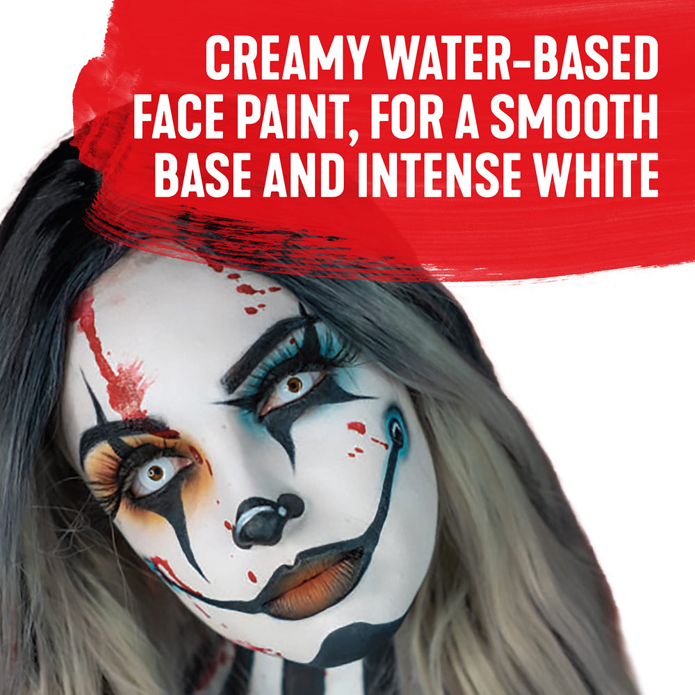 Face and Body Paint, Clown White, 250ml