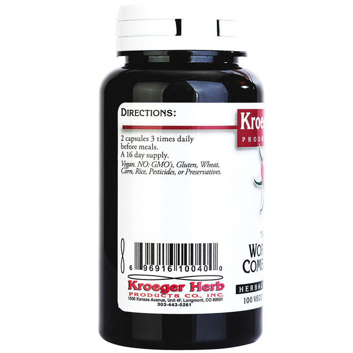 2 Pack -Kroeger Wormwood Combination, 100 V-Cap