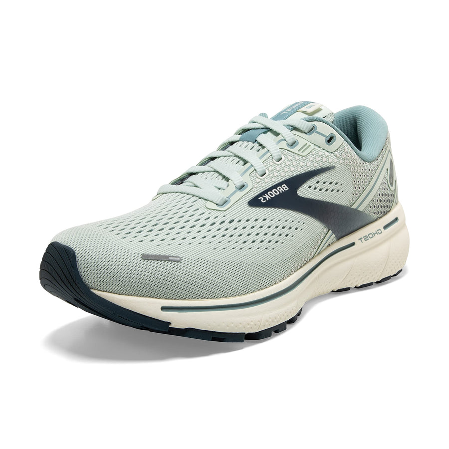 Women's Ghost 14 Neutral Running Shoe - Aqua Glass/Whisper White/Navy - 8 Medium