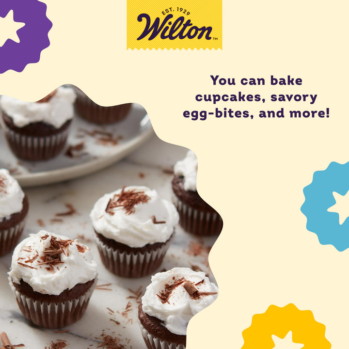 Perfect Results Premium Non-Stick Pan 24-Cup Mini Muffin Tin, Steel, Silver