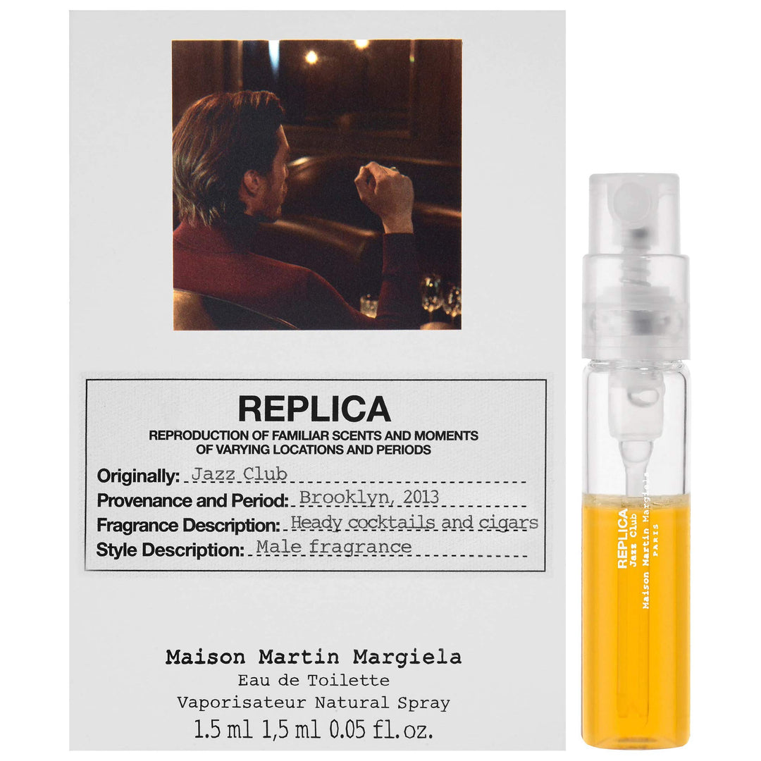 Replica Jazz Club Eau De Toilette Vial 0.05oz/ 1.5 Ml by MAISON MARTIN MARGIELA Replica