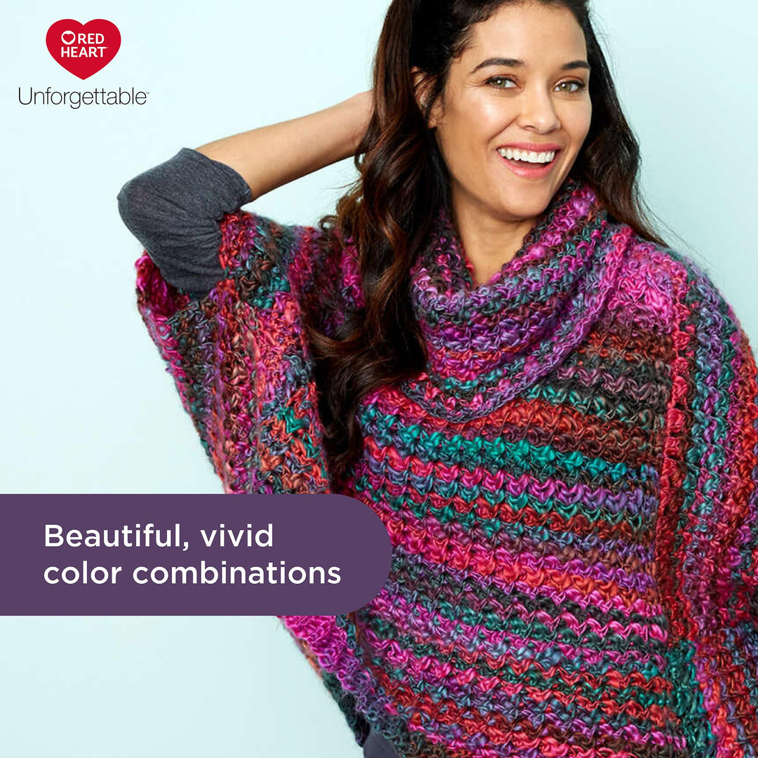 Boutique Unforgettable Gotham Yarn - 3 Pack of 100g/3.5oz - Acrylic - 4 Medium (Worsted) - 270 Yards - Knitting/Crochet